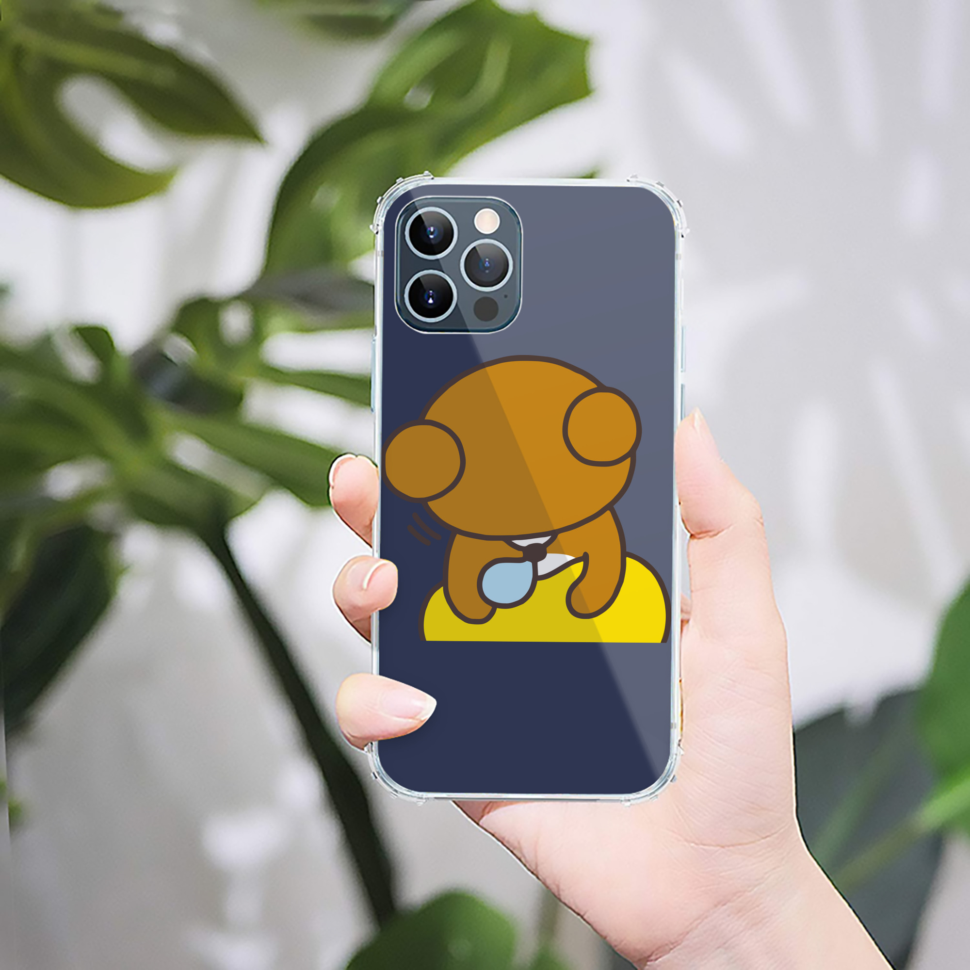 （画像用） リラックマ リラックマ キイロイトリ Rilakkuma Korilakkuma Kiiroitori 【iPhone 12シリーズ対応】透明スマホケース（クリアソフトケース）